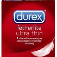 Durex Fetherlite Ultra Thin cienkie prezerwatywy zwiększenie wrażliwości seksualnej