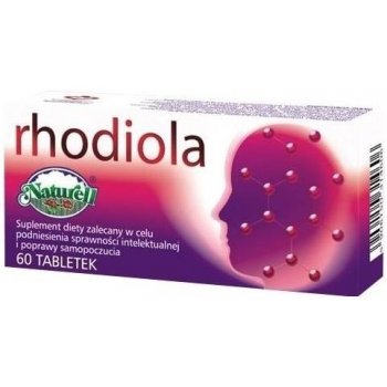 Naturell Rhodiola + B Różeniec górski z witaminami B stare opakowanie