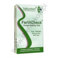 Fertilcheck test płodności dla kobiet wykrywa poziom FSH