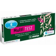 Multi Test wykrywanie narkotyków w moczu - marihuany, haszyszu, amfetaminy, morfiny, heroiny i kokainy