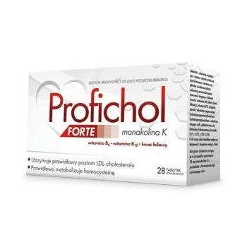 Profichol FORTE pomaga utrzymać prawidłowy poziom cholesterolu