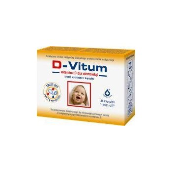 D-Vitum witamina D dla niemowląt w kapsułkach twist off