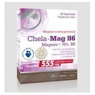 Chela Mag B6 60 kapsułek chelatowany magnez Albion o wysokiej wchłanialności