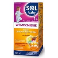 SOLbaby WZMOCNIENIE od 1 roku życia syrop z naturalnego miodu dla dzieci wzmacnia i uzupełnia witaminy po chorobie