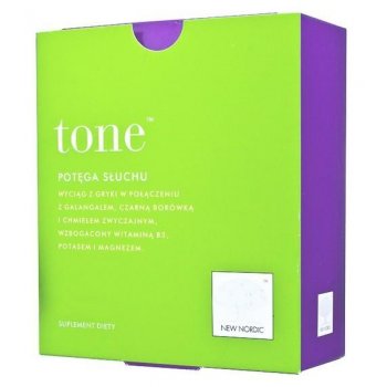 Tone 120 kapsułek pomaga utrzymać dobry słuch i eliminuje szum w uszach
