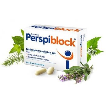 PerspiBlock 60 tabletek hamuje nadmierne pocenie