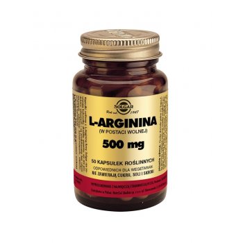 Solgar L-arginina 500 mg