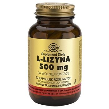 Solgar L-Lizyna w kapsułkach