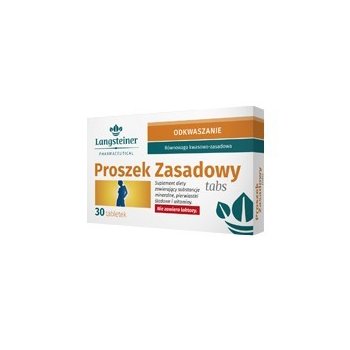 Proszek Zasadowy Tabs na odkwaszenie organizmu