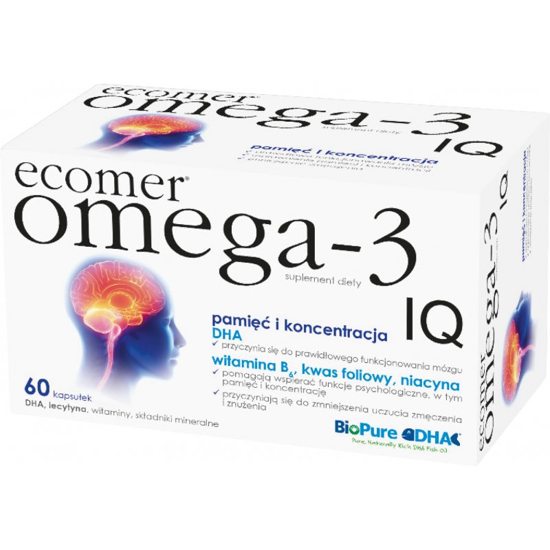 Ecomer Omega 3 Iq Lecytyna Omega 3 Niacyna Strefa Leków