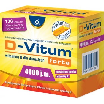 D-Vitum Forte 4000 j.m. 120 kaps.