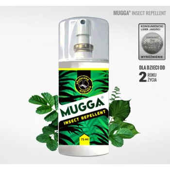 Mugga 9,5% DEET spray od 2 roku życia na komary, kleszcze, meszki