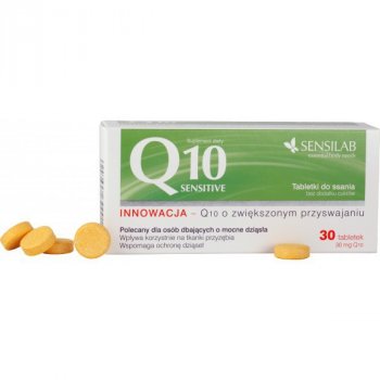 Q10 Sensitive Koenzym Q10 do ssania Sensilab