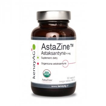 Astaksantyna 4 mg AstaZine 60 kapsułek