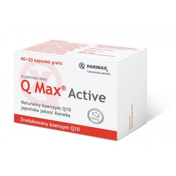 Farmax Q Max Active Koenzym Q10 Ubichinol Kaneka