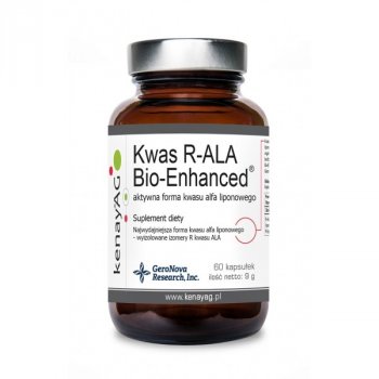 Kwas R-ALA Aktywny Kwas Alfa Liponowy Bio Enhanced