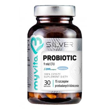 Probiotic 15 szczepów 9 mld CFU flora bakteryjna MyVita Silver
