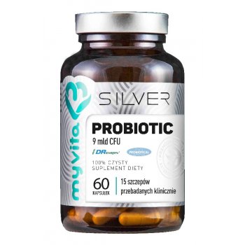 Probiotic 15 szczepów 9 mld CFU flora bakteryjna MyVita Silver
