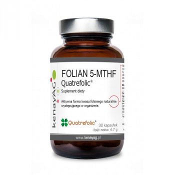 FOLIAN 5-MTHF aktywny kwas foliowy Quatrefolic® 60 kapsułek