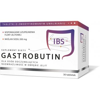 Gastrobutin IBS Kwas Masłowy wspomaga florę jelitową