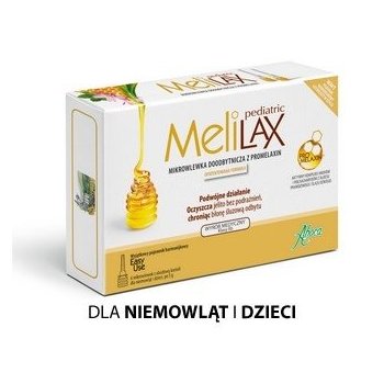 Aboca MeliLAX Pediatric mikrowlewka na zaparcia dla dzieci