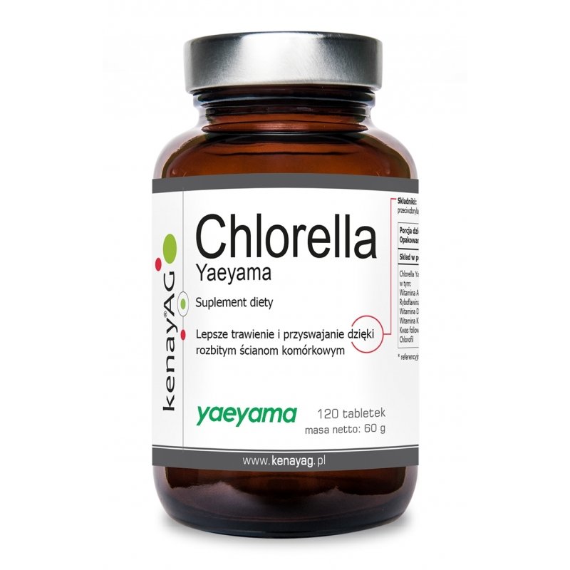 Chlorella 120 tabletek Yaeyama Japan Strefa Leków
