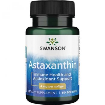 Astaksantyna Swanson Astaxanthin 4 mg