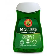 Mollers Forte z Tranem Omega-3 Witaminy D3 - E