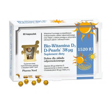 Pharma Nord Bio-Witamina D3 Pearls 1520 IU