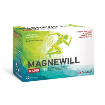 Magnewill 3 organiczne formy magnezu w saszetkach