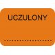 Etykiety: "Uczulony" do oznaczania dokumentacji pacjenta