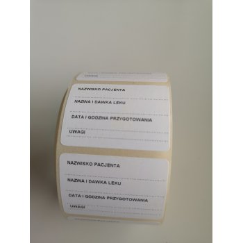 Etykiety na lek: Oznaczenie Leku Przygotowanego dla Pacjenta