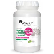 Medicaline Aliness Ekstrakt z nasion ostropestu 190 mg+karczoch x 100 Vege caps