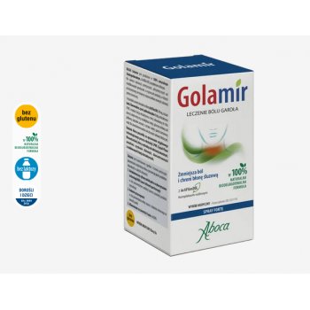 Golamir Spray Forte na Gardło Leczenie Bólu Gardła