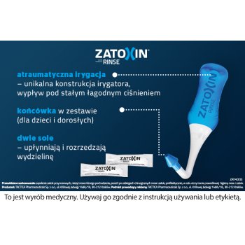 Zatoxin Zestaw do Płukania Zatok Budowa Butelki