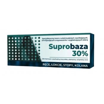 Suprobaza 30% Krem Łagodzący Zrogowacenia na Ręce, Łokcie, Stopy i Kolana