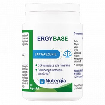 ErgyBase Kapsułki Odkwaszające z Witaminami i Cynkiem