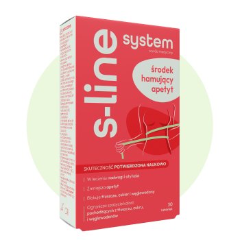 S-line System Środek Hamujący Aptetyt w Leczeniu Nadwagi i Otyłości