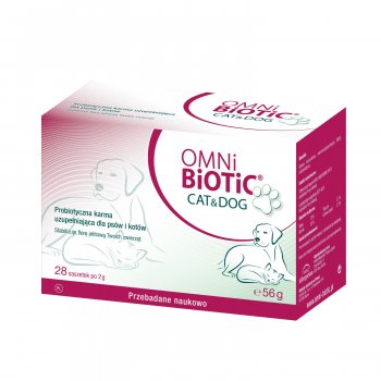 Omni-Biotic Cat & Dog Probiotyk dla Zwierząt Domowych